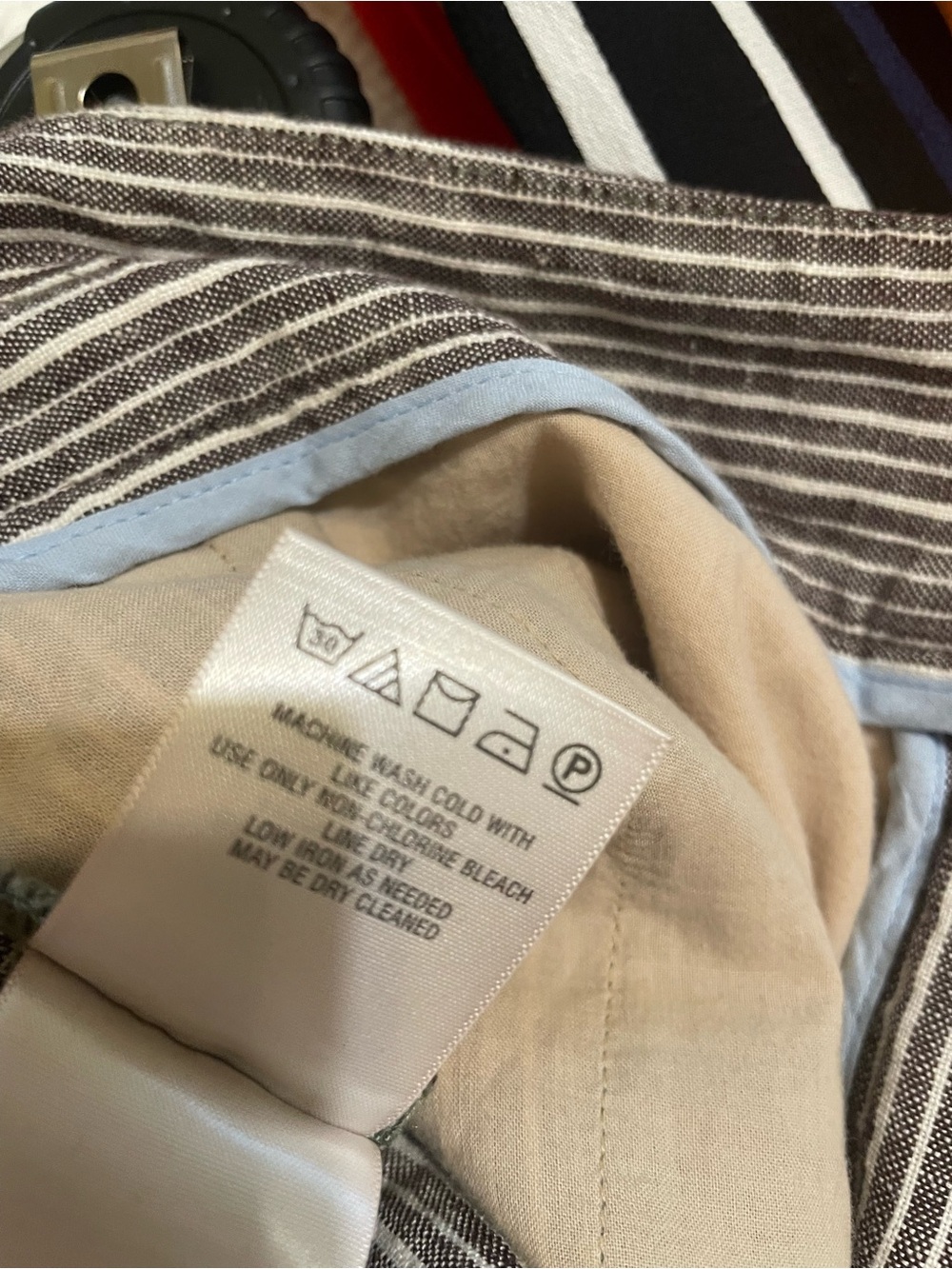 Anthropologie ett:twa Striped Linen Pant - Picture 6 of 12